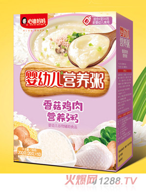 心迪媽媽yingye營(yíng)養(yǎng)粥-香菇雞肉