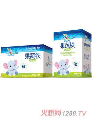 環(huán)球寶貝果蔬鐵凝膠糖果