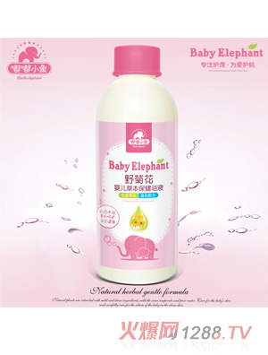 嘟嘟小象野菊花yinge草本保健浴液260ml