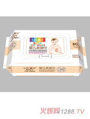 七彩童年yinge柔濕巾