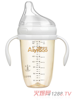 ���挚240Ml�������ܷ�Û��ƫ��PPSU��ƿ-��ɫ