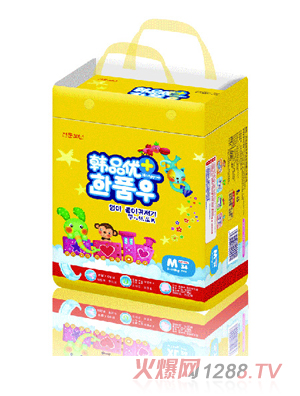 韓品優(yōu)+紙尿片M碼34片