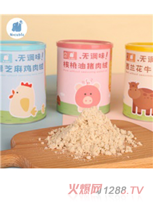 N-cubic恩庫克 兒童無調(diào)味肉絨80g