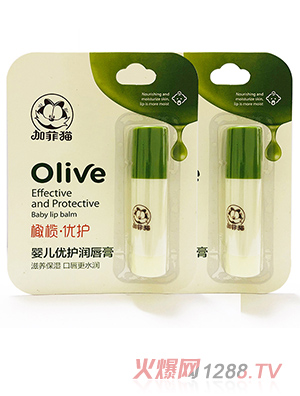 加菲貓優(yōu)護(hù)橄欖yinge優(yōu)護(hù)潤唇膏