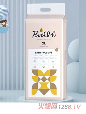 BeeUni必優(yōu)妮yinge拉拉褲 分層芯體設(shè)計立體護圍彈性腰圍尺碼齊全