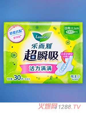 花王樂(lè)而雅超瞬吸衛(wèi)生巾 30片