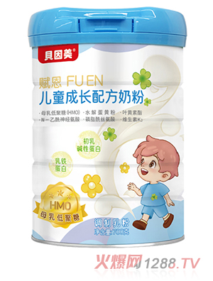 貝因美賦恩兒童成長(zhǎng)配方奶粉