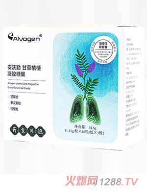 安沃勤甘草桔梗凝膠糖果
