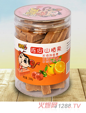 那楂陳皮山楂條208g