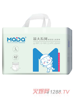 MaDa芯大系列褲型嬰兒紙尿褲L42