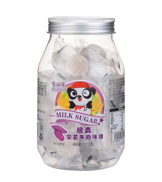 牯麗熊脆麥紫薯牛奶味糖