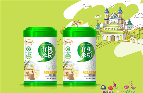 智慧熊五谷雜糧有機(jī)米粉